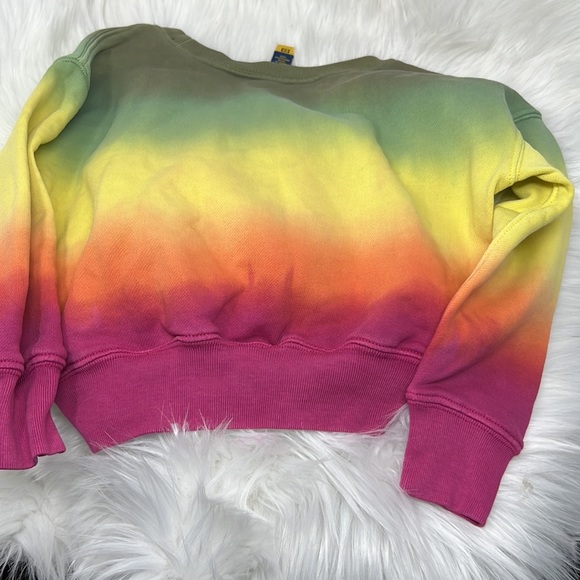 Polo Ralph Lauren Ombré French Terry Sweatshirt Toddler Size 4T Tie Dye - Picture 7 of 7